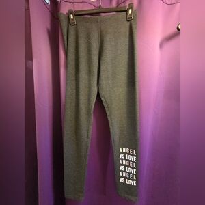 Brand New With Tag Victoria's Secret Charcoal Leggings.